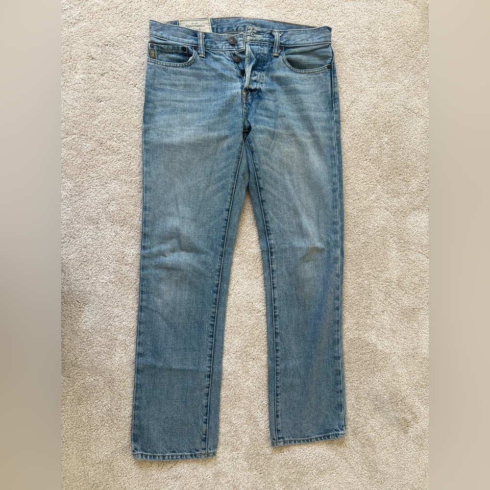 Abercrombie & Fitch Light Blue Slim Jeans